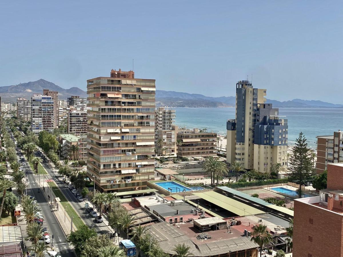 T Hercules Apto 6 Pax Vistas Al Mar, Aire Ac Wifi Inmo Leo Playa De San Juan 阿利坎特 外观 照片
